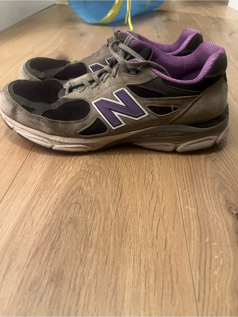 New Balance Men's Athletic Shoes in Green, Black, and Purple